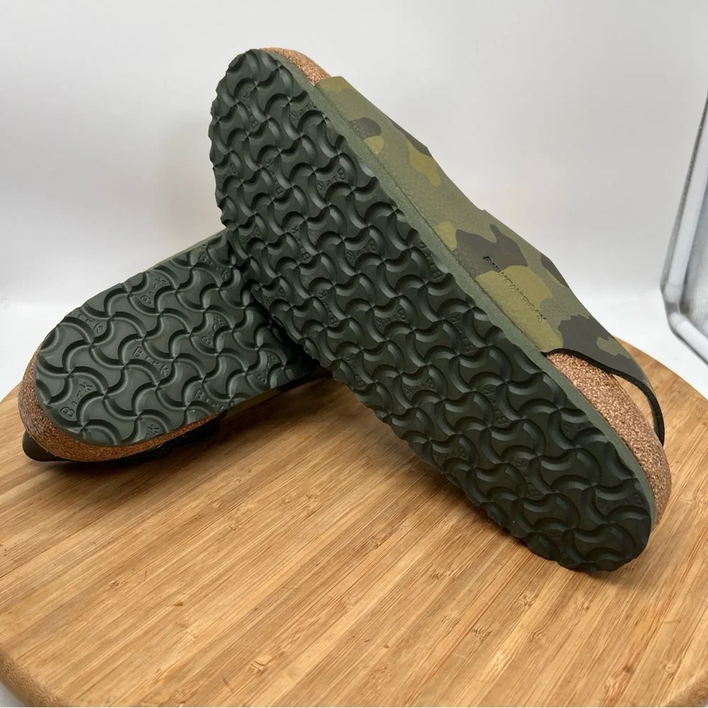 Birkenstock Arizona desert soil camo khaki green Birko-Flor 1016790 Men’s 13 New